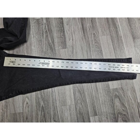 Joe's Jeans Jeans Womens 26 Black Charcoal Skinny Stretch Tapered Leg Denim - Picture 9 of 11